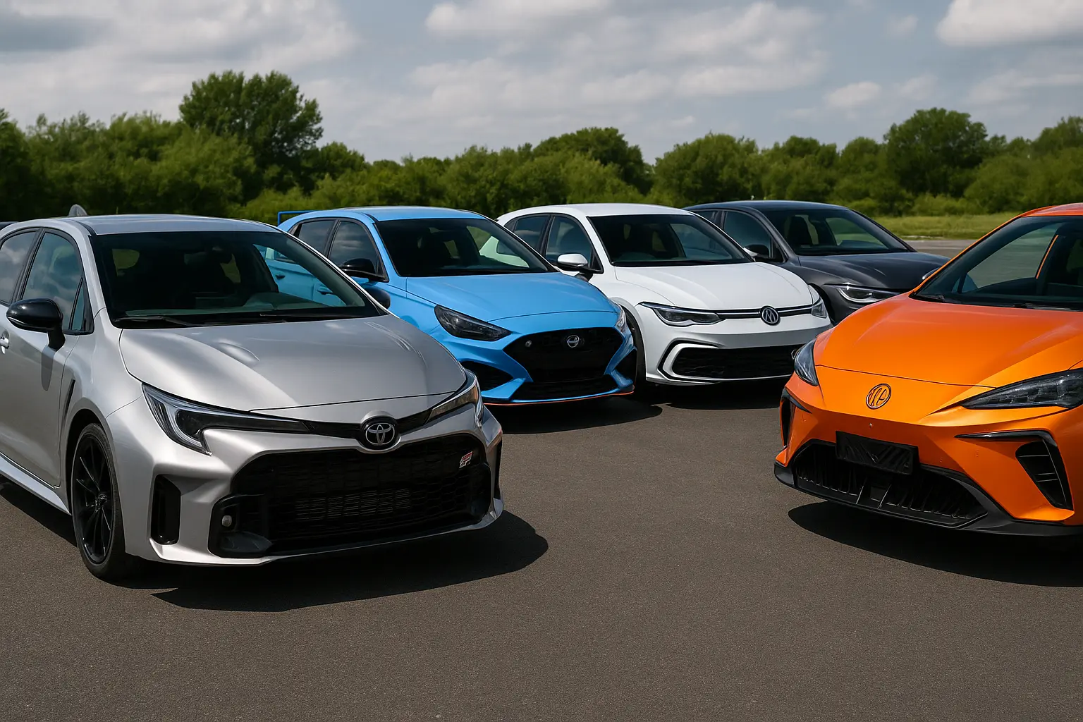 2025-hot-hatchbacks-australia-gr-corolla-i30n-golf-r-mg4