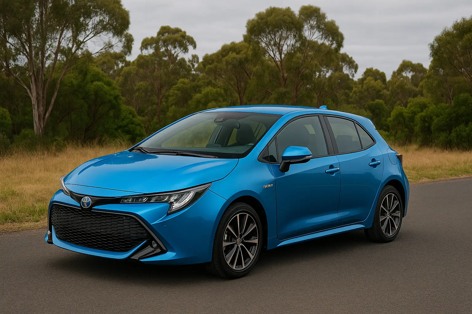 2025-metallic-blue-hatchback-car-trend-australia.