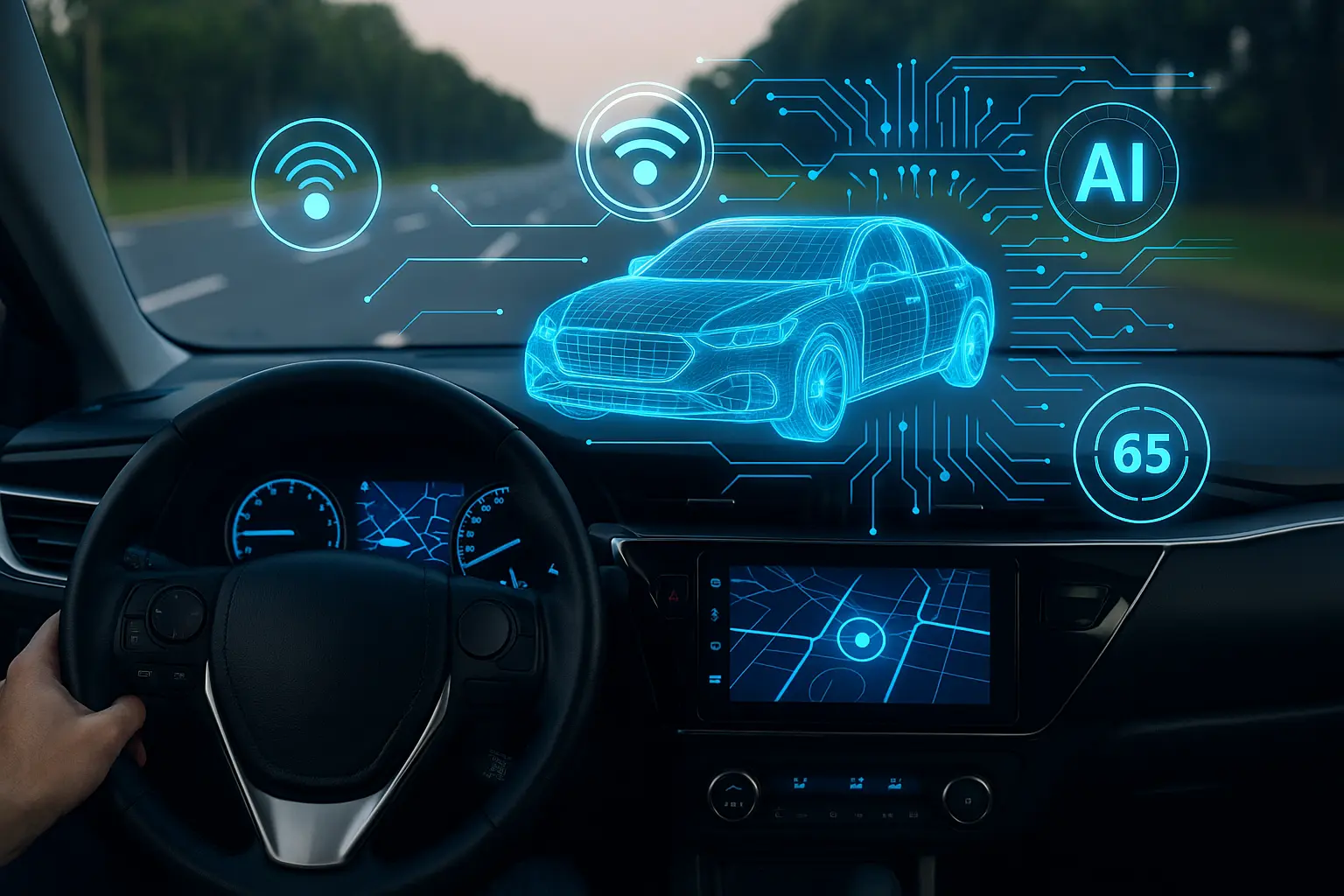 ai-self-driving-car-interior-facial-recognition-2025