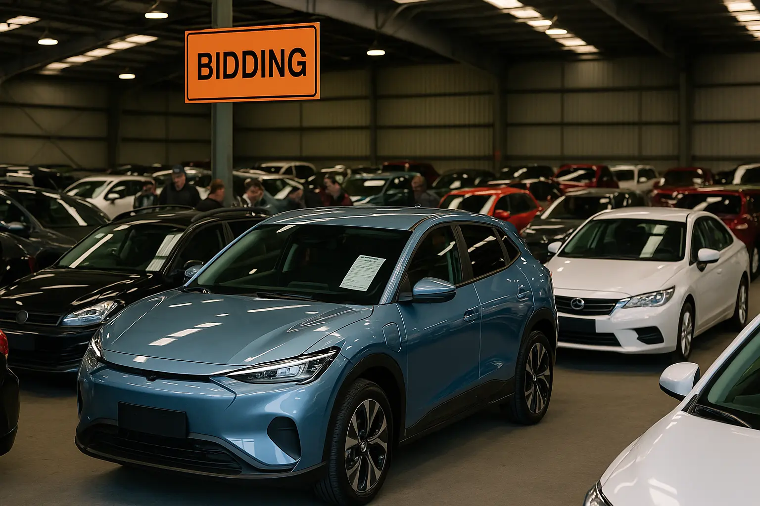 car-auction-scene-australia-2025-electric-vehicles
