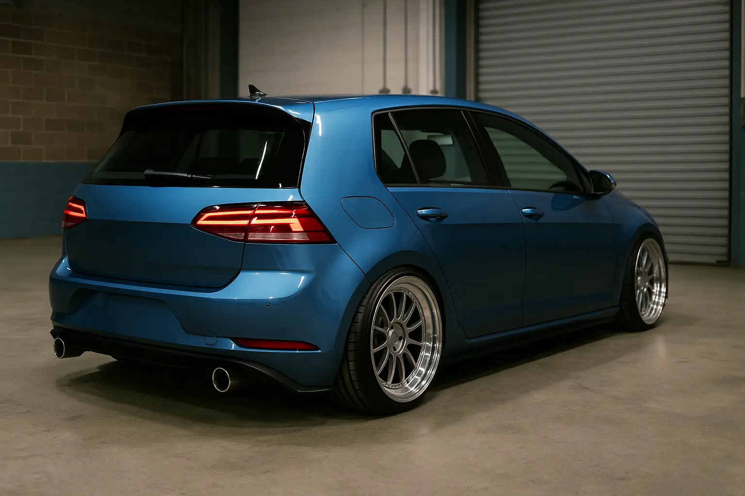 custom-wheels-blue-hatchback-diy-car-mod-australia-2025
