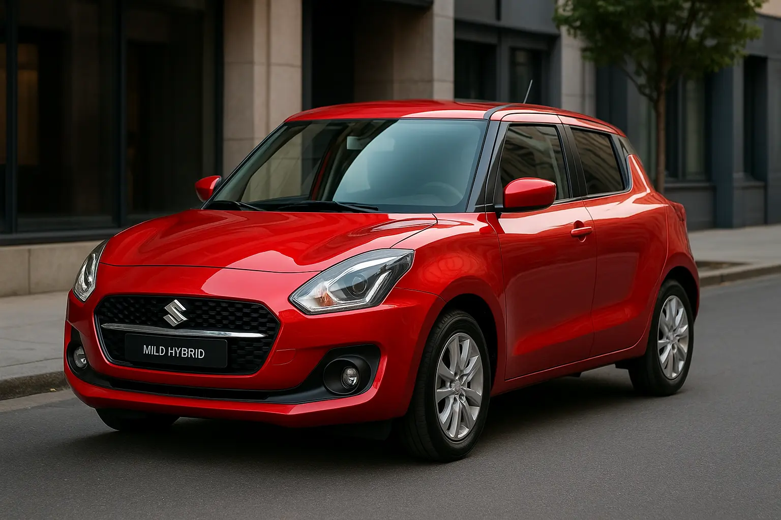 red-suzuki-mild-hybrid-city-drive-2025