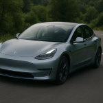 2025 Tesla Model 3 Highland Driving Through Australian Roads