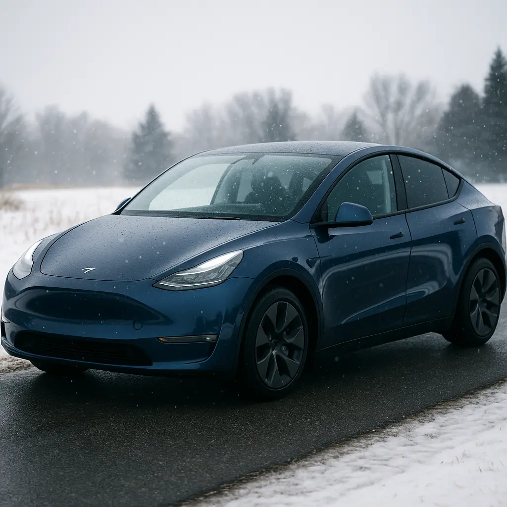 tesla-model-y-snow-weather-ev-performance