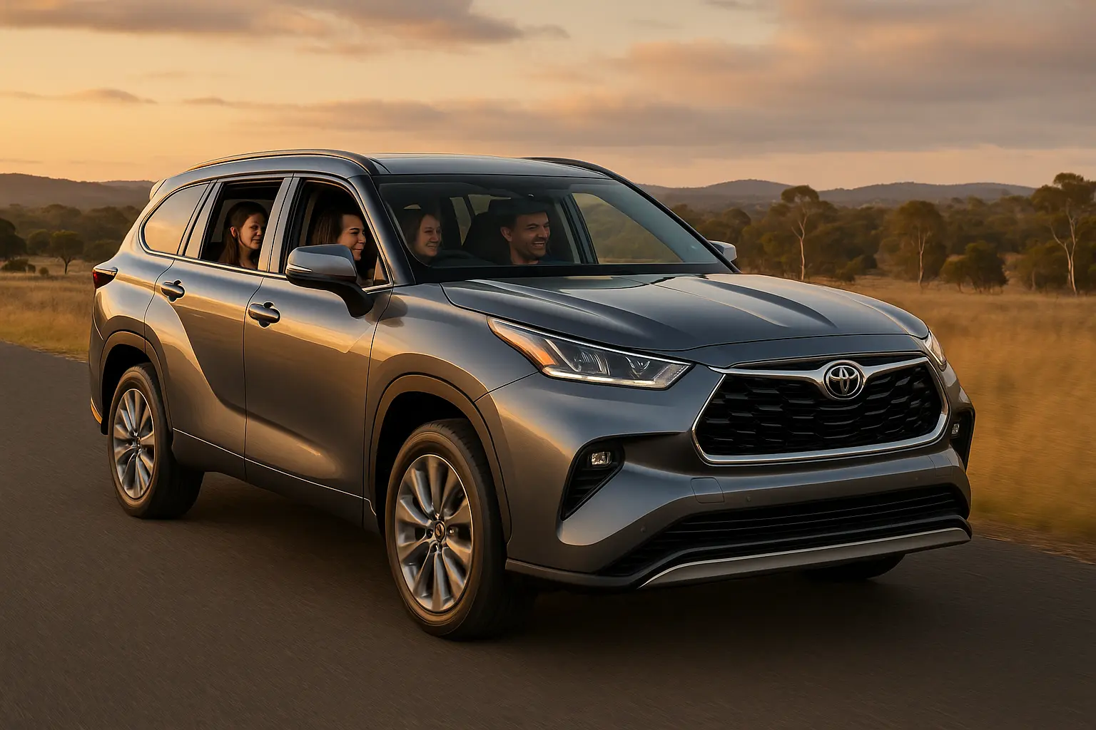 toyota-kluger-2025-family-suv-on-road-australia.