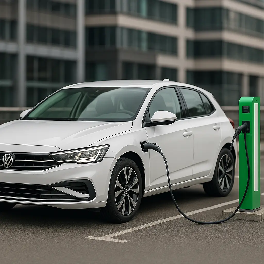 white-mild-hybrid-hatchback-charging-urban-2025.