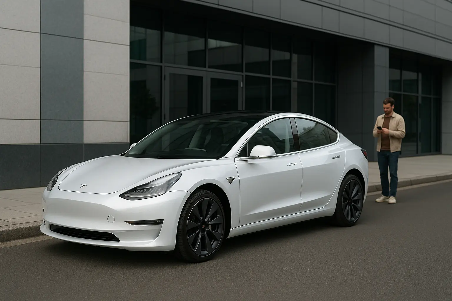 white-tesla-model3-flexible-subscription-urban-australia