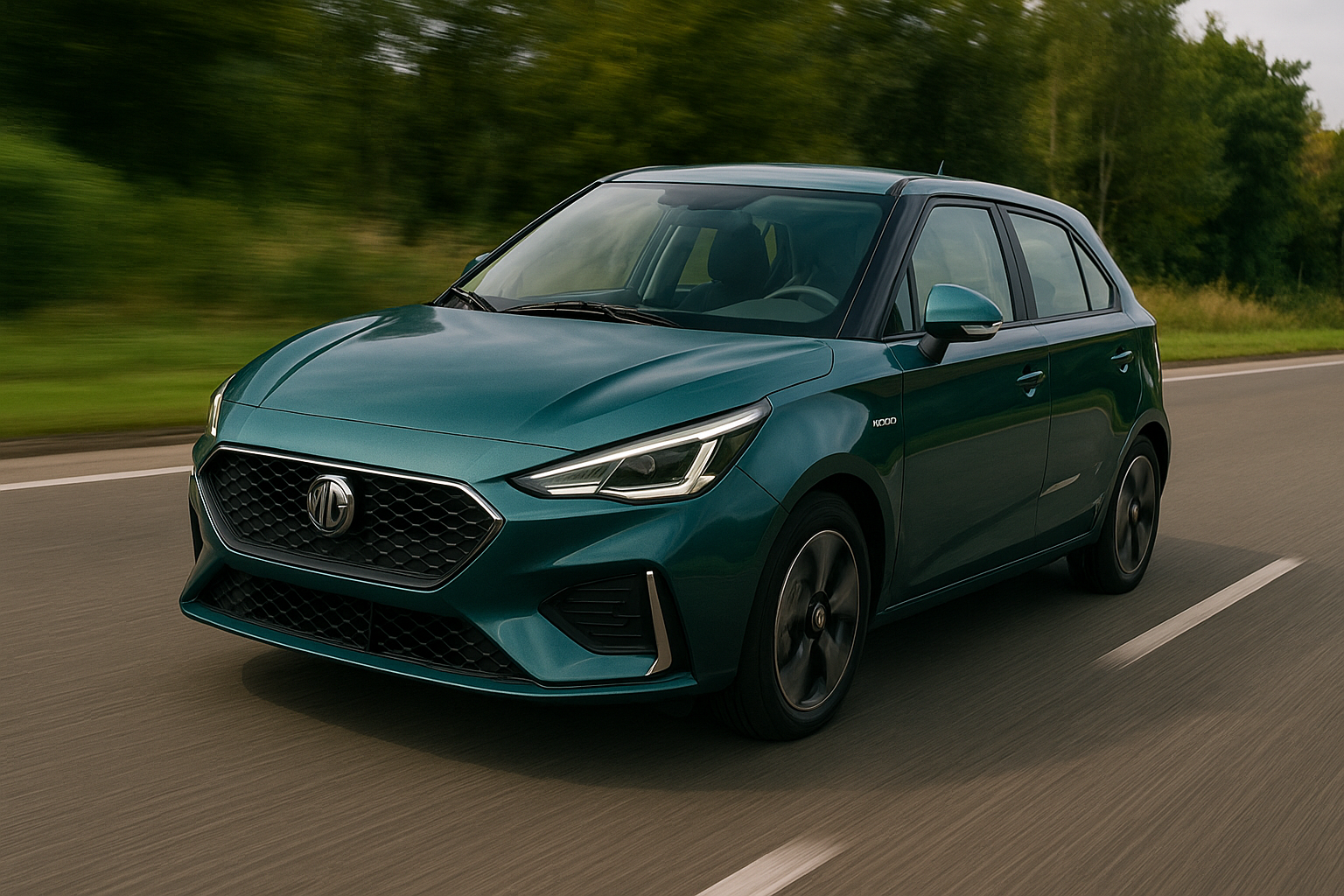 2025-mg3-hybrid-hatchback-on-road-australia