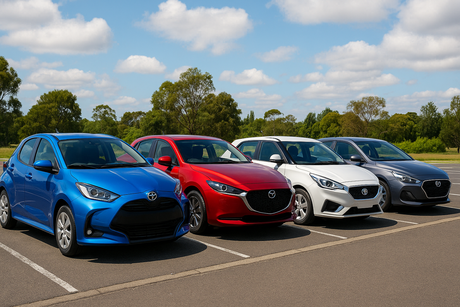 hatchback-lineup-2025-australia-compact-cars-toyota-mazda-mg-hyundai.