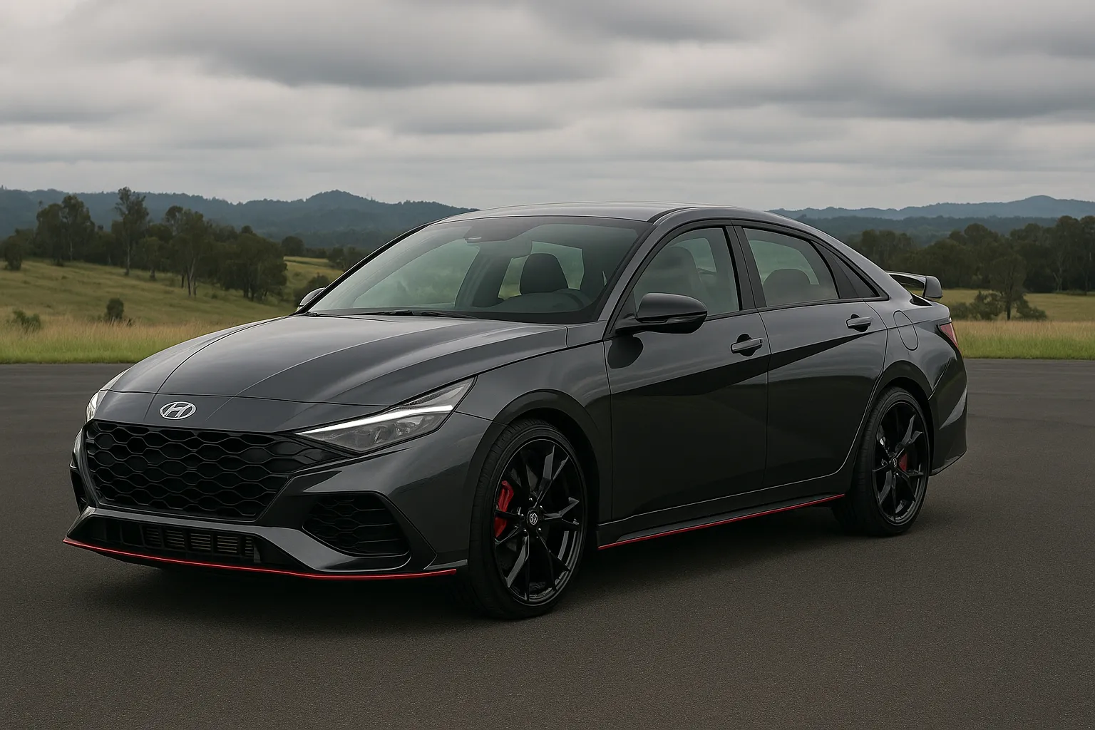 matte-black-hyundai-i30-sedan-n-budget-performance-sedan-2025