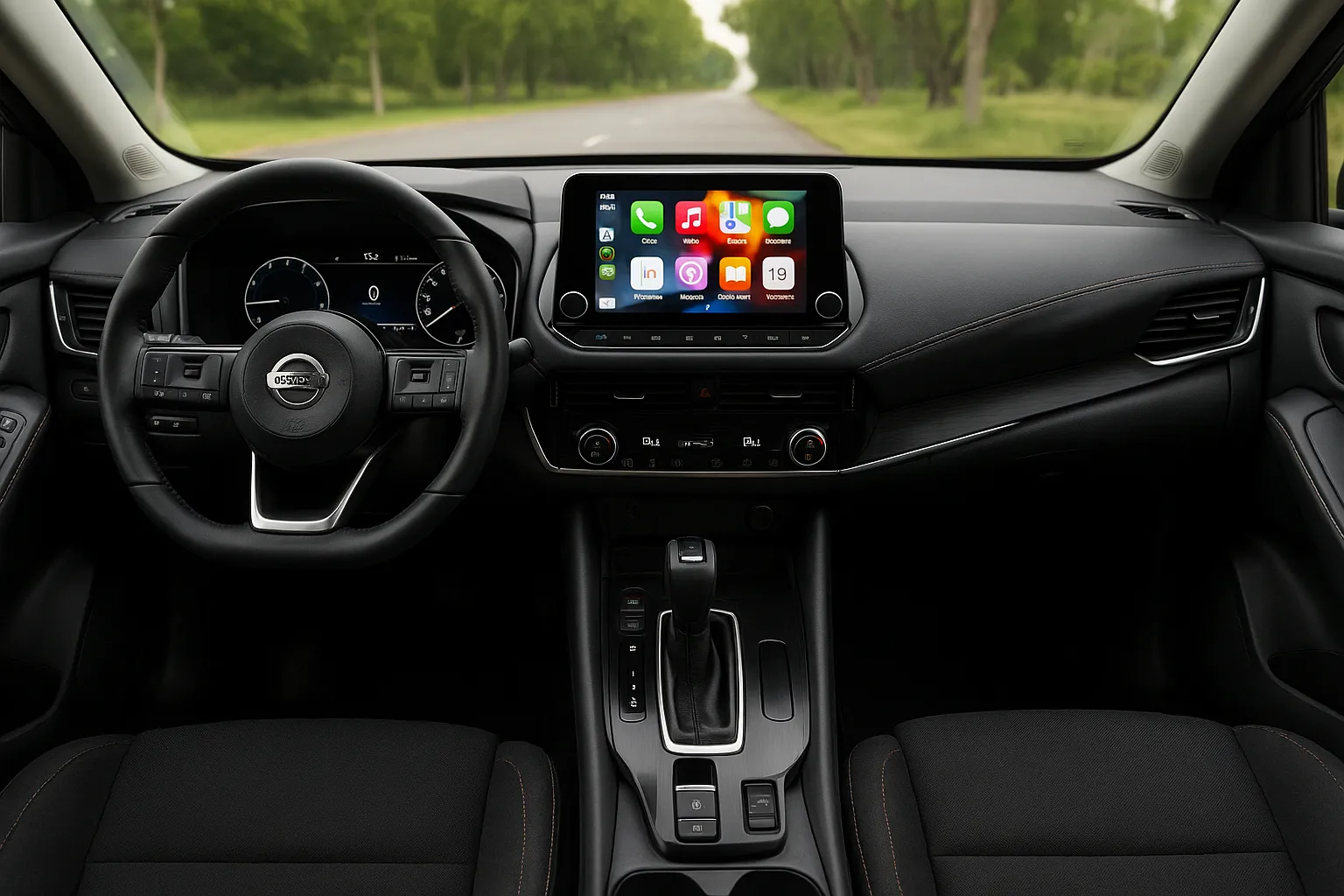 nissan-interior-wireless-apple-carplay-infotainment-2025.