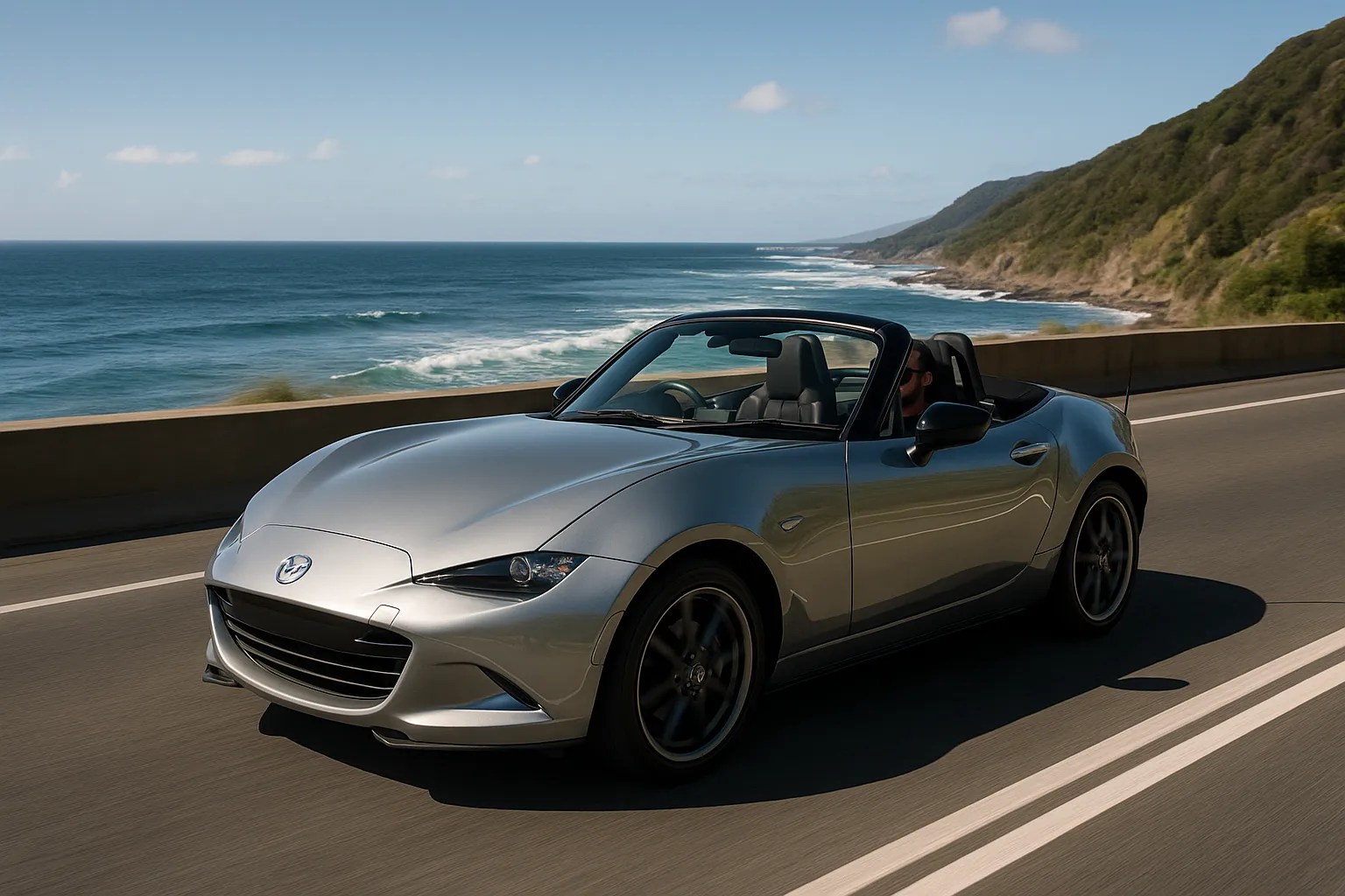 silver-mazda-mx5-coastal-driving-australia.