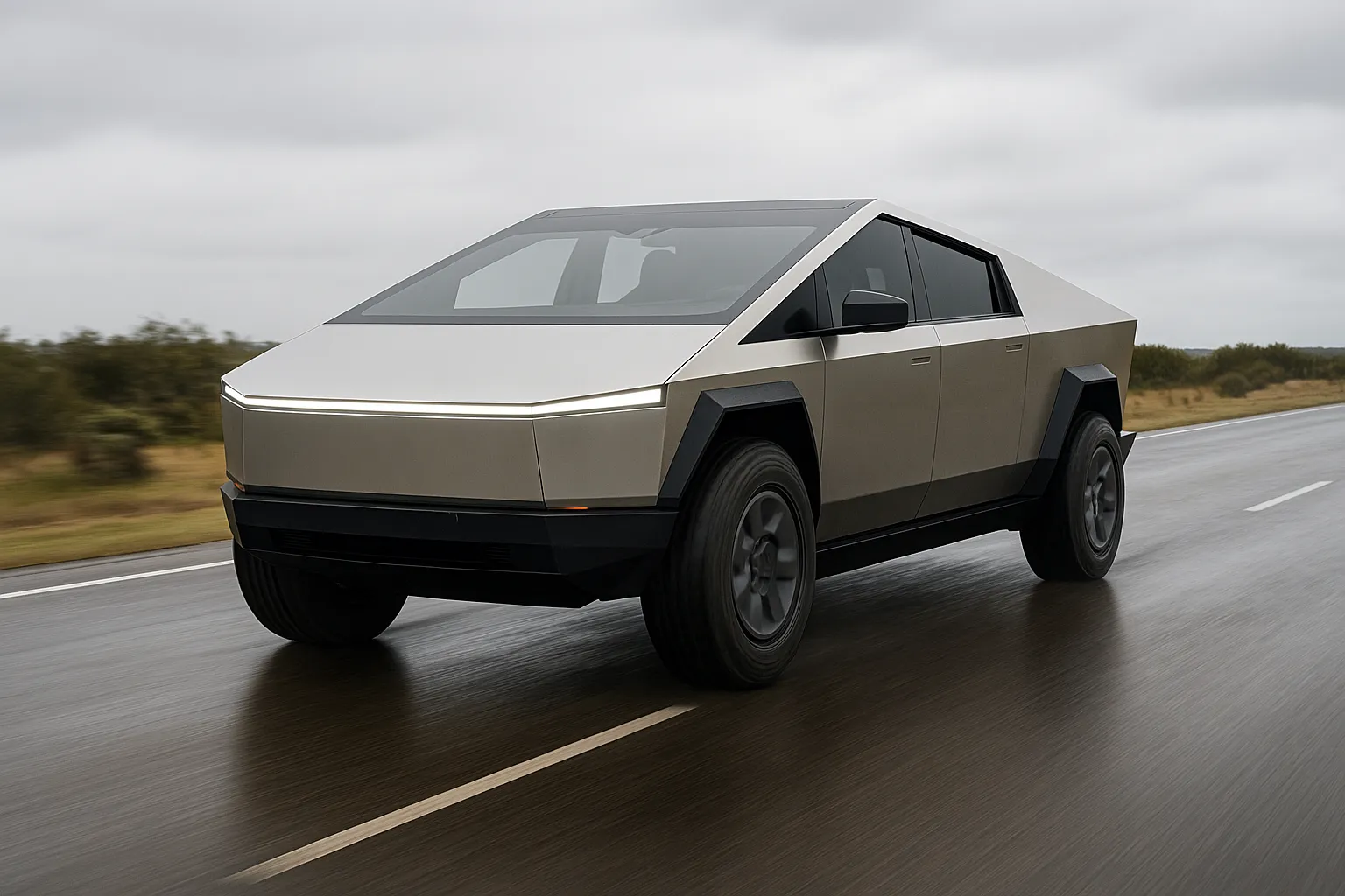 2025 Tesla Cybertruck Spotted on Australian Roads – Bold New Era Begins